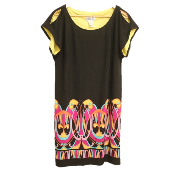 NEW Robbie Bee Butterfly Cut-Out Sleeve Dress M - Picture 2 of 8